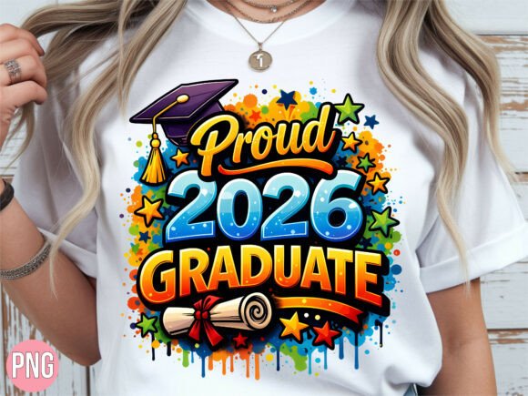 Elevating Graduation Designs with the Roud 2026 Graduate Colorful Splash PNG