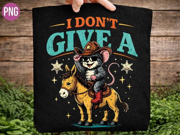 Evaluating the I Don’t Give a Donkey Mouse Cowboy PNG for Modern Print-on-Demand Projects