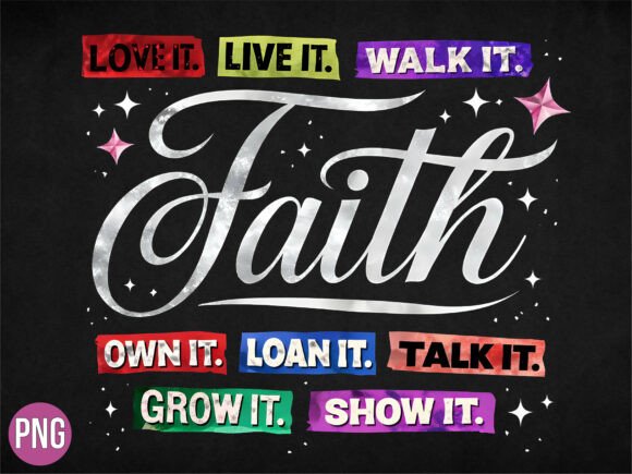Faith Quote PNG for Creative Designs
