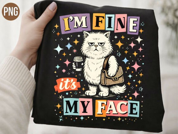 Grumpy Cat Im Fine My Face PNG
