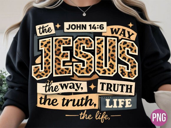 Jesus Way Truth Life Leopard Print PNG: A Guide to High-Quality Digital Design