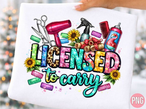 Licensed to Carry Hairstylist Salon PNG: Strategic Branding for Beauty Professionals