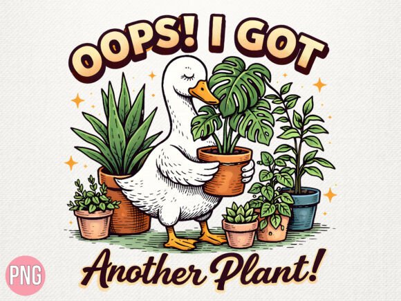Oops I Got Another Plant Duck Shirt PNG: A Guide to High-Quality Digital Design