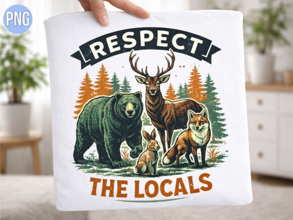 Respect the Locals Wildlife PNG T-Shirt: A Guide to High-Quality Digital Design