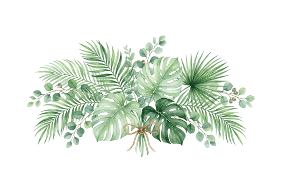 Tropical Leaves Png File Png Clipart: Elevating Modern DIY and Commercial Design