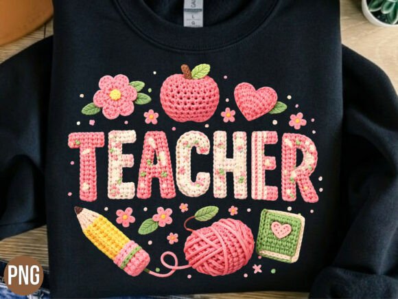Unlocking Creativity: A Guide to Using the Crochet Teacher Apple School Art PNG for Professional Designs